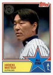 2018 Topps 1983 Topps Baseball 35th Anniversary All-Stars Hideki Matsui #83AS-75 card