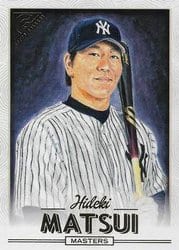 2018 Topps Gallery Base Set Hideki Matsui #165 card