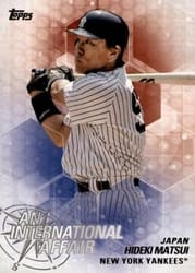 2018 Topps Update An International Affair Hideki Matsui #IA-26 card