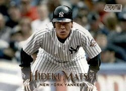 2019 Stadium Club Base Set Hideki Matsui #197 card