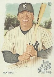 2019 Topps Allen & Ginter Base Set Hideki Matsui #276 card