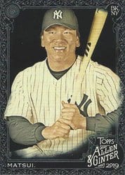 2019 Topps Allen & Ginter X Base Set Hideki Matsui #276 card