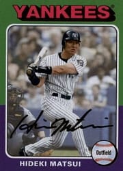 2019 Topps Archives Base Set Hideki Matsui #145 card
