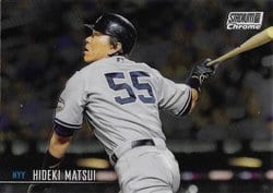 2021 Stadium Club Chrome Base Set Hideki Matsui #132 card