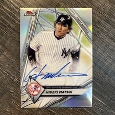 2022 Finest Moments Autographs Hideki Matsui #FMA-HM card