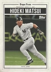 2025 Topps History of Japanese Baseball Hideki Matsui #HB-4 card