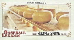 2022 Topps Allen & Ginter Mini Baseball Lexicon High Cheese #BL-20 card