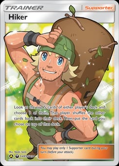 Hidden Fates Shiny Vault Hiker #SV85 card