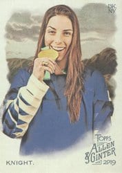 2019 Topps Allen & Ginter Base Set Hilary Knight #185 card