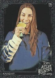 2019 Topps Allen & Ginter X Base Set Hilary Knight #185 card