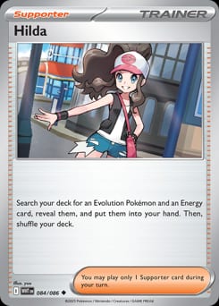 2025 White Flare Hilda #84 card