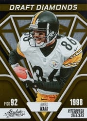 2023 Panini Absolute Draft Diamonds Hines Ward #DD-8 card