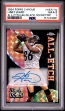 2024 Topps Chrome Chrome All-Etch Autographs Hines Ward #AEA-HW card