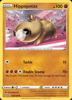 Darkness Ablaze Hippopotas #93 card