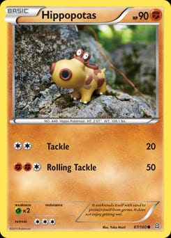 Primal Clash Hippopotas #87 card