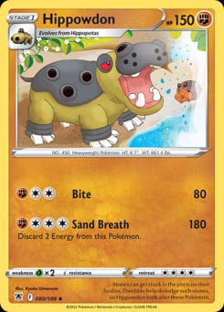 Astral Radiance Hippowdon #80 card