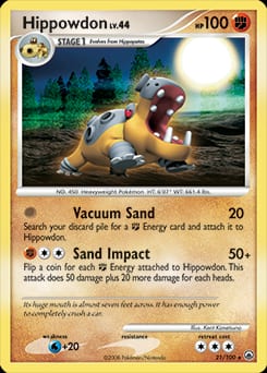 Majestic Dawn Hippowdon #21 card