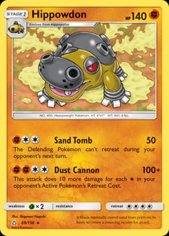 Ultra Prism Hippowdon #69 card