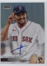 2021 Stadium Club Chrome Autographs Hirokazu Sawamura #SCCAV-SAWA card