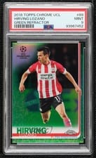 2018 Topps Chrome UEFA Champions League Hirving Lozano #89 card