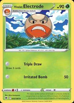 Astral Radiance Hisuian Electrode #3 card