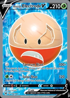 2022 Lost Origin Hisuian Electrode V #172 card