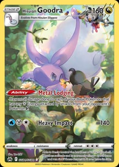 Crown Zenith Galarian Gallery Hisuian Goodra #GG21 card