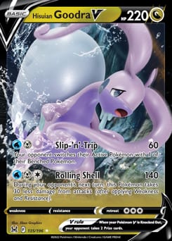 Lost Origin Hisuian Goodra V #135 card
