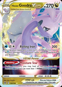 2022 Lost Origin Hisuian Goodra VSTAR #136 card