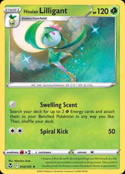 Silver Tempest Hisuian Lilligant #10 card