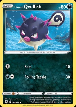 Astral Radiance Hisuian Qwilfish #88 card