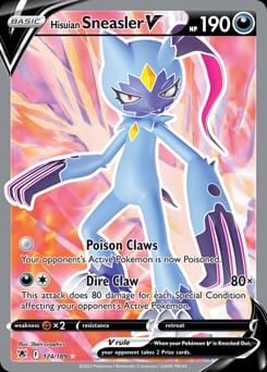 Astral Radiance Hisuian Sneasler V #174 card