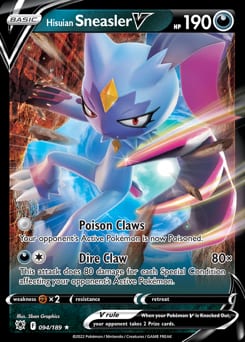 Astral Radiance Hisuian Sneasler V #94 card