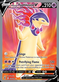 Astral Radiance Hisuian Typhlosion V #169 card