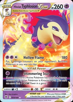 Astral Radiance Hisuian Typhlosion VSTAR #54 card