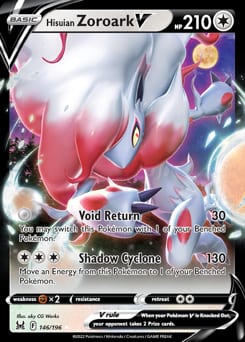 Lost Origin Hisuian Zoroark V #146 card