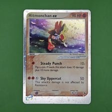 2003 Ruby & Sapphire Hitmonchan ex #98 card