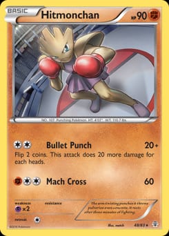 2016 Generations Hitmonchan #48 card