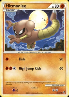 2010 HS—Undaunted Hitmonlee #52 card