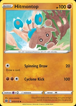 2022 Brilliant Stars Hitmontop #72 card