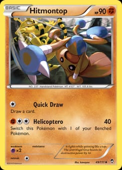 2014 Furious Fists Hitmontop #49 card