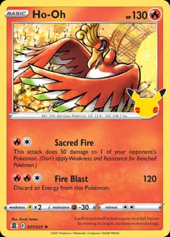 Celebrations Ho-Oh #1 card