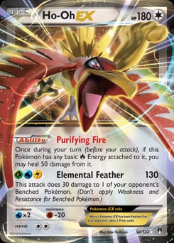 2016 BREAKpoint Ho-Oh-EX #92 card