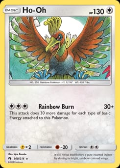 Lost Thunder Ho-Oh #160 card