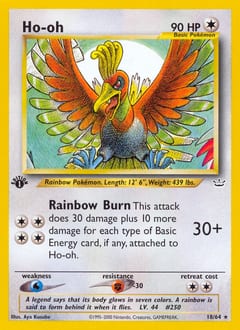 Neo Revelation Ho-oh #18 card