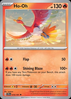 Surging Sparks Ho-Oh #19 card