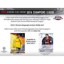 2023 Topps Stadium Club Chrome UEFA Hobby Box card