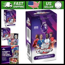 2026 Topps Chrome Premier League Hobby Box card