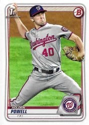 2020 Bowman Draft Base Set Holden Powell #BD-120 card