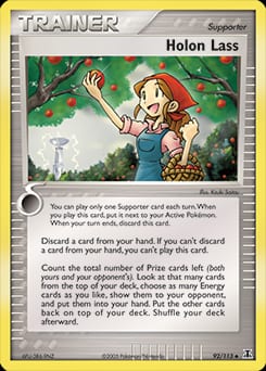 2005 Delta Species Holon Lass #92 card